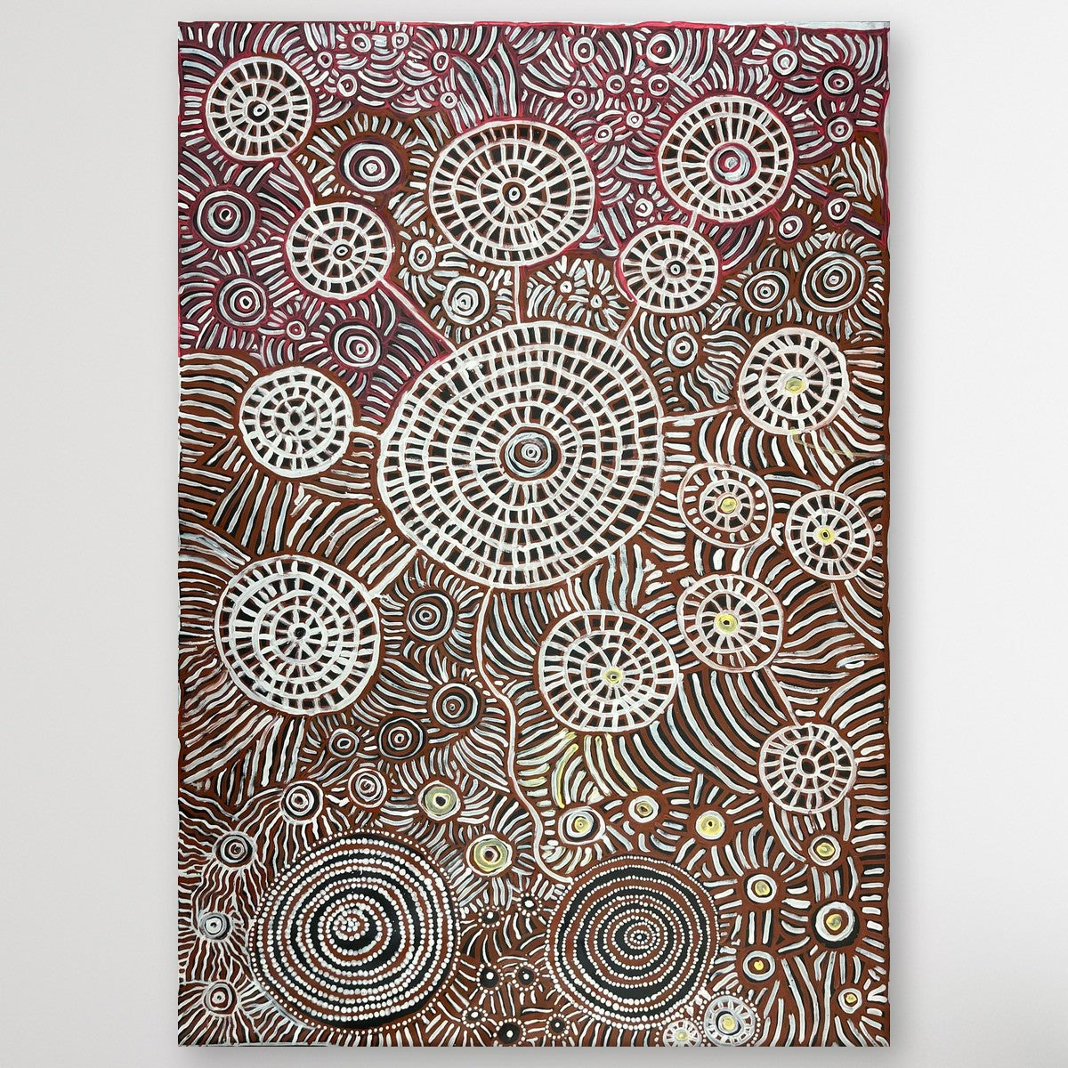 "Kapi Tjukul (Rock Holes)" Yaritji Heffernan 144cm x 100cm