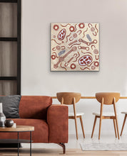 Load image into Gallery viewer, Untitled Original by Rachel Napaltjarri 80cm x 75cm
