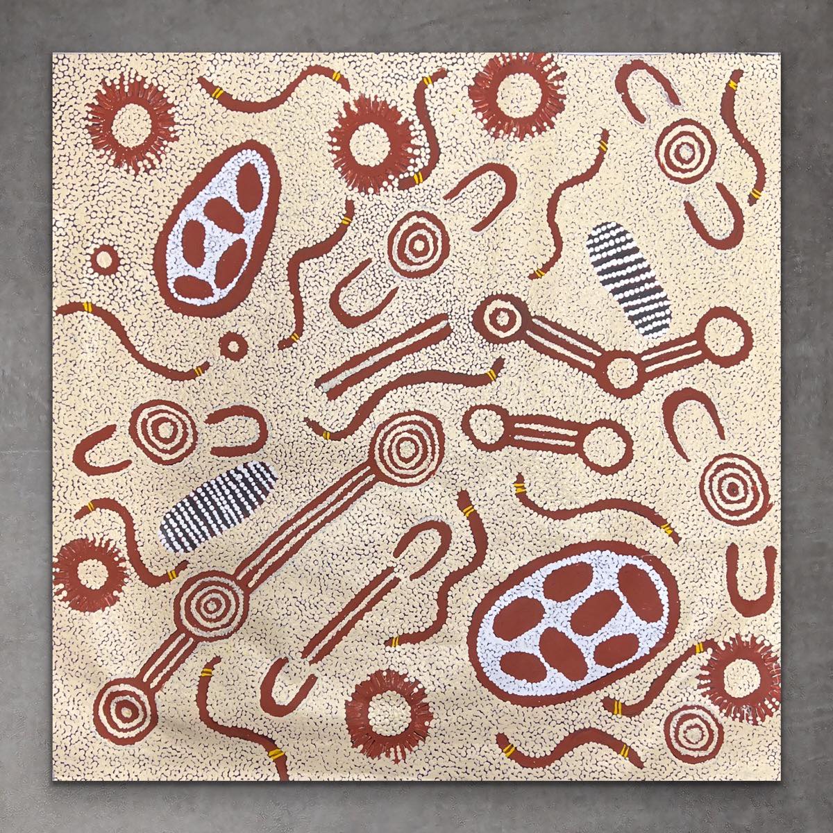 Untitled Original by Rachel Napaltjarri 80cm x 75cm