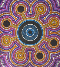 Load image into Gallery viewer, &quot;Waterholes filling up around Oodnadatta&quot; Felicia Wilson 98cm x 87cm
