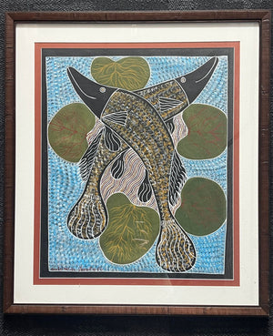 Original Arnhem land painting Framed (Pick up only) 5