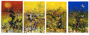 "Dryland Vine" (4 Collage) Thomas Gleghorn, Limited Edition Giclee Print