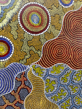 Load image into Gallery viewer, Authentic Aboriginal art print “Women Hunting Story” 
